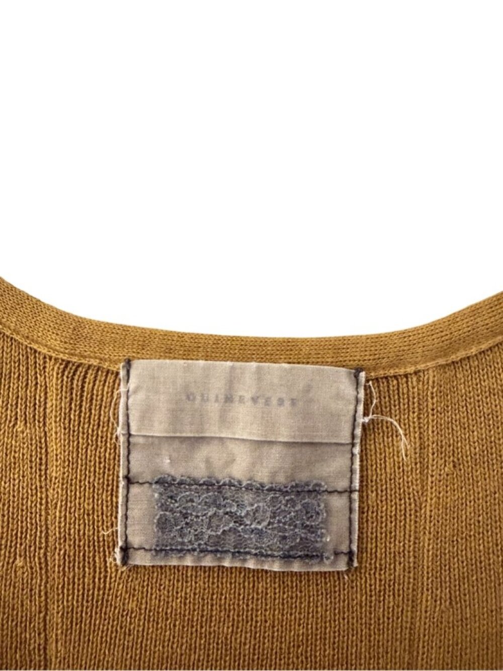 Guinevere Lydia Sleeveless Cotton Blend Sweater Tunic Mini Dress - Picture 4 of 5